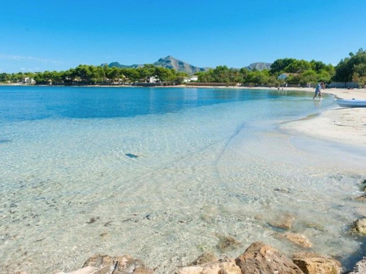 Villa Barcares Petit, Piscina, Jardines Junto A Playa En Alcudia Экстерьер фото
