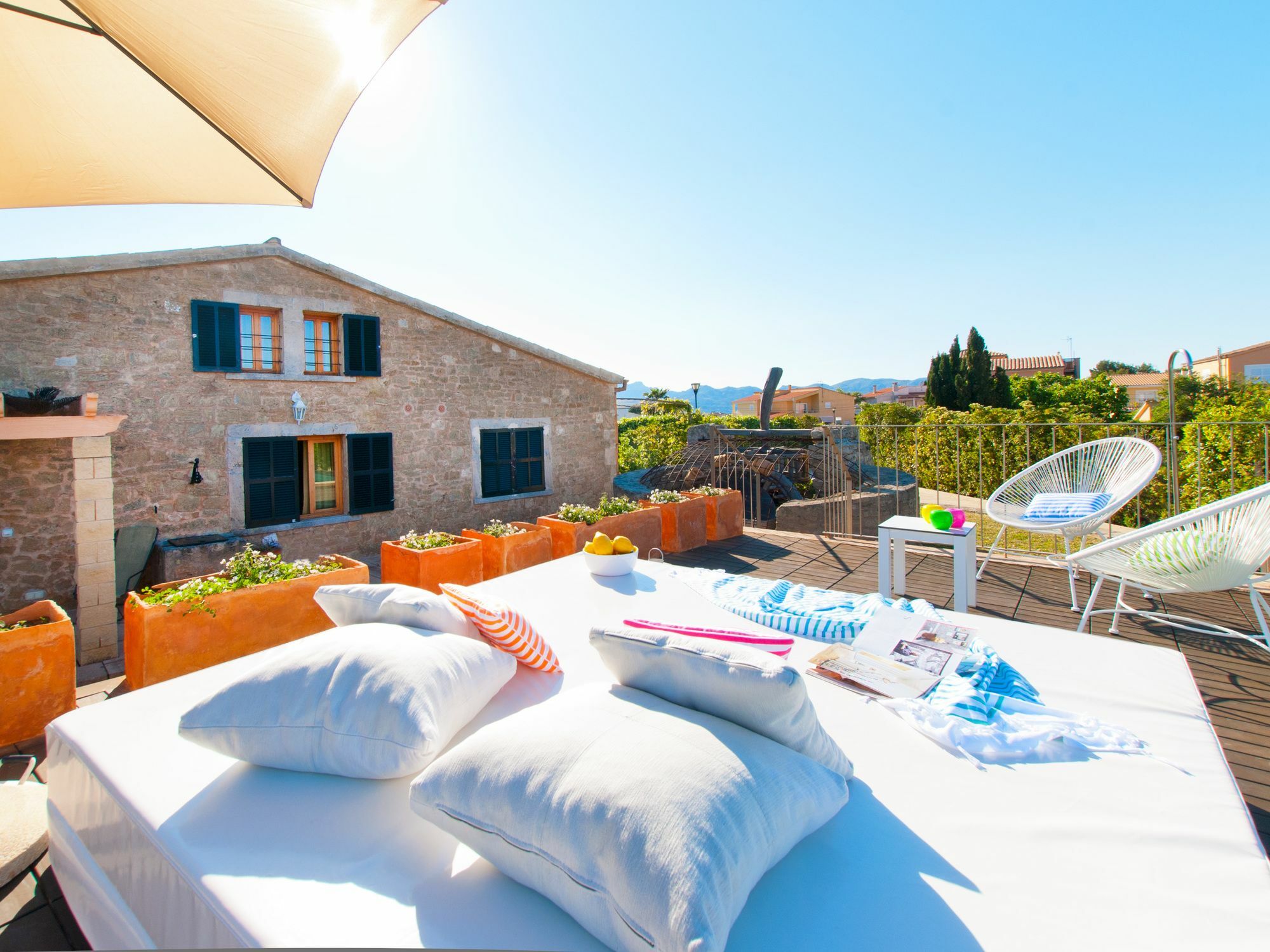 Villa Barcares Petit, Piscina, Jardines Junto A Playa En Alcudia Экстерьер фото